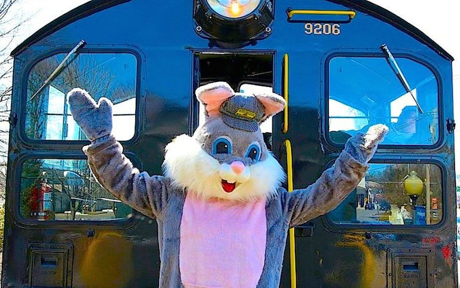 Easter Bunny at Black River & Western Railroad